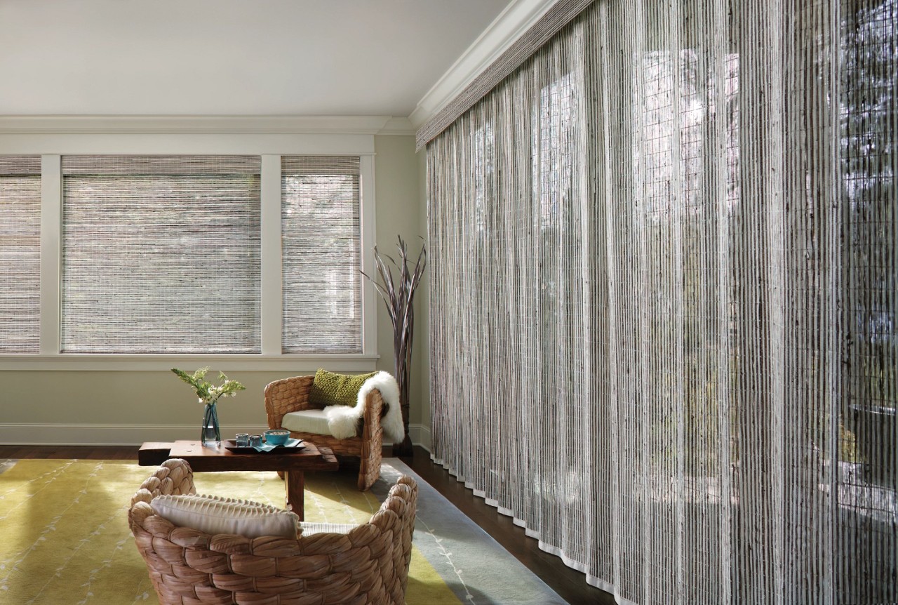 Hunter Douglas Provenance® Woven Wood Shades, Natural Woven Shades, bamboo blinds near Kennebunk, Maine (ME)